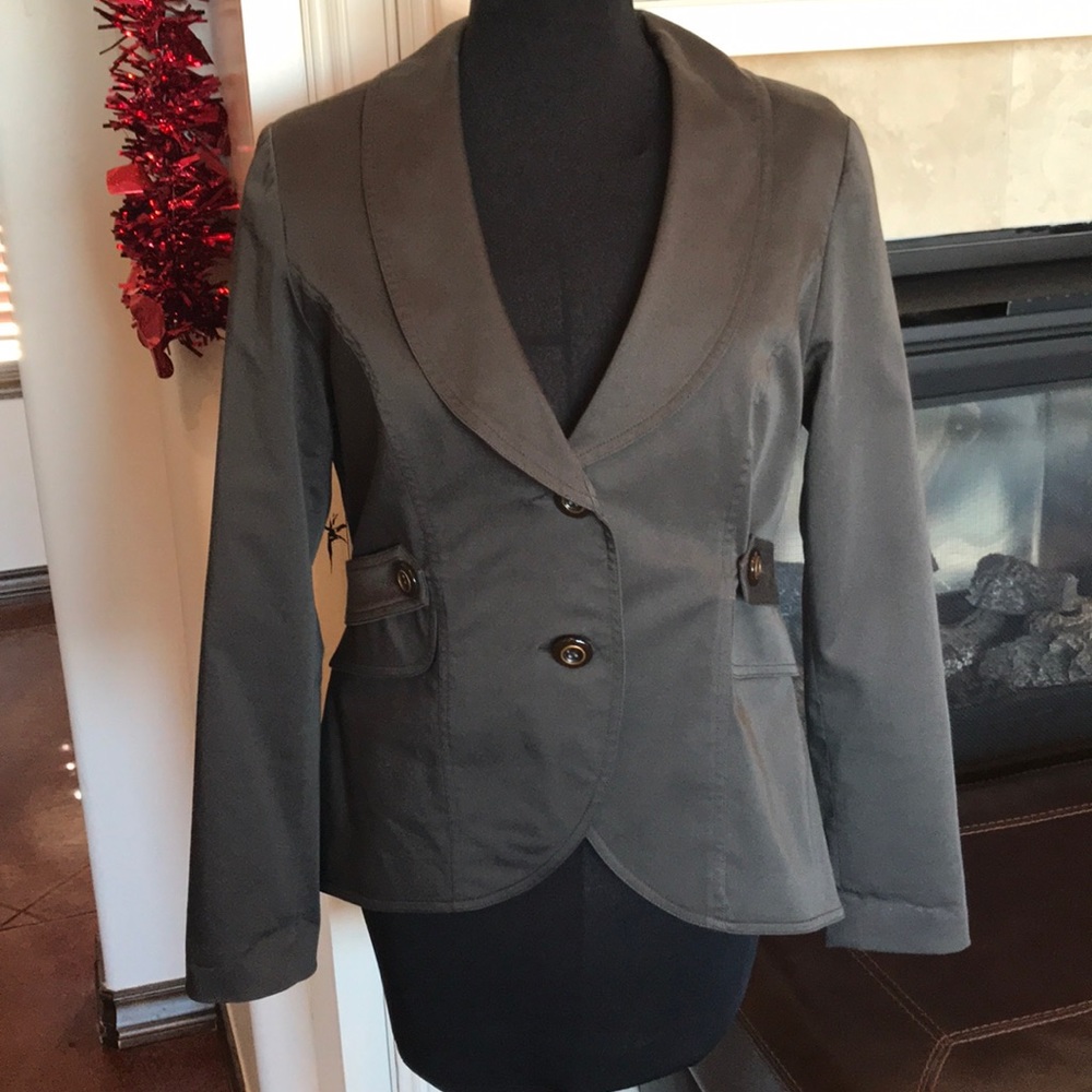 CAbi dark gray blazer